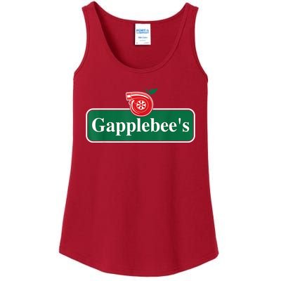 Gapplebee Funny Turbo Race Car Enthusiast Racing Ladies Essential Tank