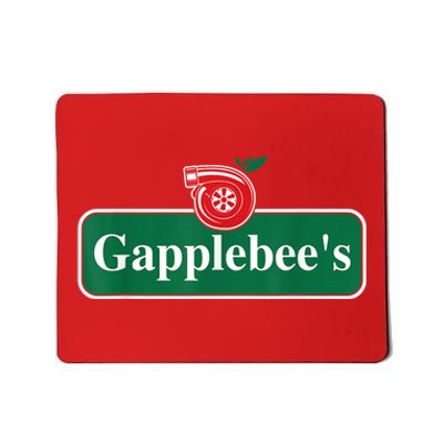 Gapplebee Funny Turbo Race Car Enthusiast Racing Mousepad