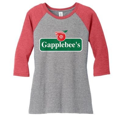 Gapplebee Funny Turbo Race Car Enthusiast Racing Women's Tri-Blend 3/4-Sleeve Raglan Shirt