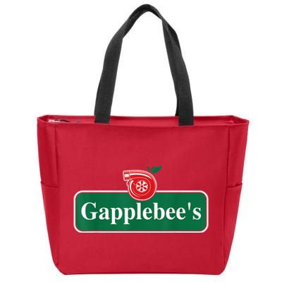 Gapplebee Funny Turbo Race Car Enthusiast Racing Zip Tote Bag