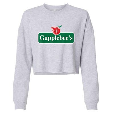 Gapplebee Funny Turbo Race Car Enthusiast Racing Cropped Pullover Crew