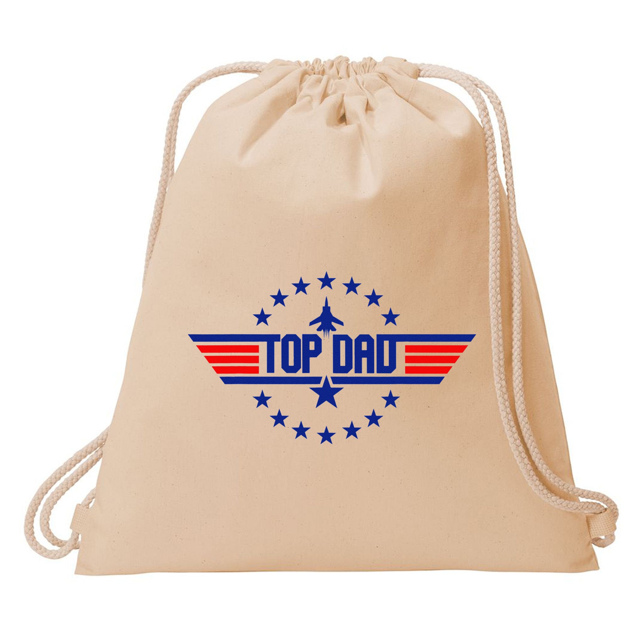 Gift from Top Dad Father's Day Drawstring Bag
