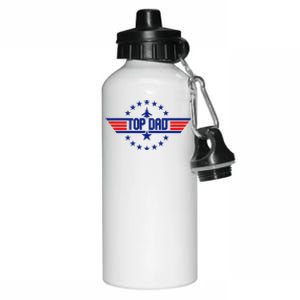 Gift from Top Dad Father's Day Aluminum Water Bottle