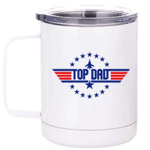 Gift from Top Dad Father's Day 12 oz Stainless Steel Tumbler Cup