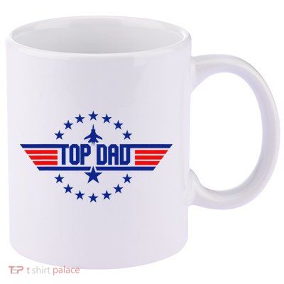 Gift from Top Dad Father's Day 11oz C Handle Ceramic Mug