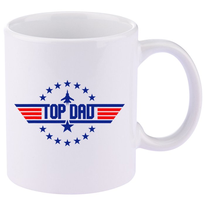 Gift from Top Dad Father's Day 11oz C Handle Ceramic Mug