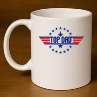 Gift from Top Dad Father's Day 11oz C Handle Ceramic Mug