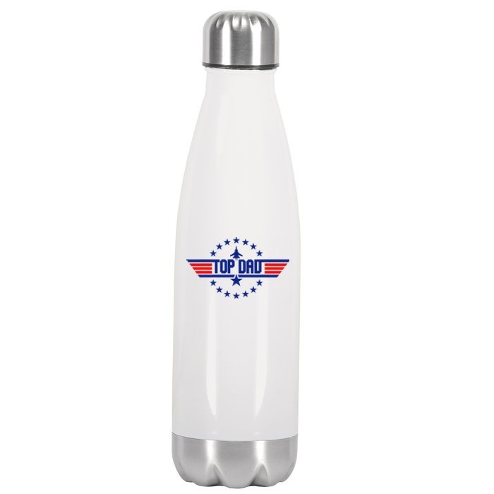 Gift from Top Dad Father's Day Stainless Steel Insulated Water Bottle