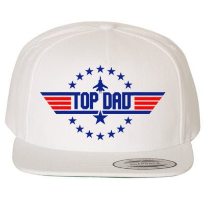 Gift from Top Dad Father's Day Wool Snapback Cap