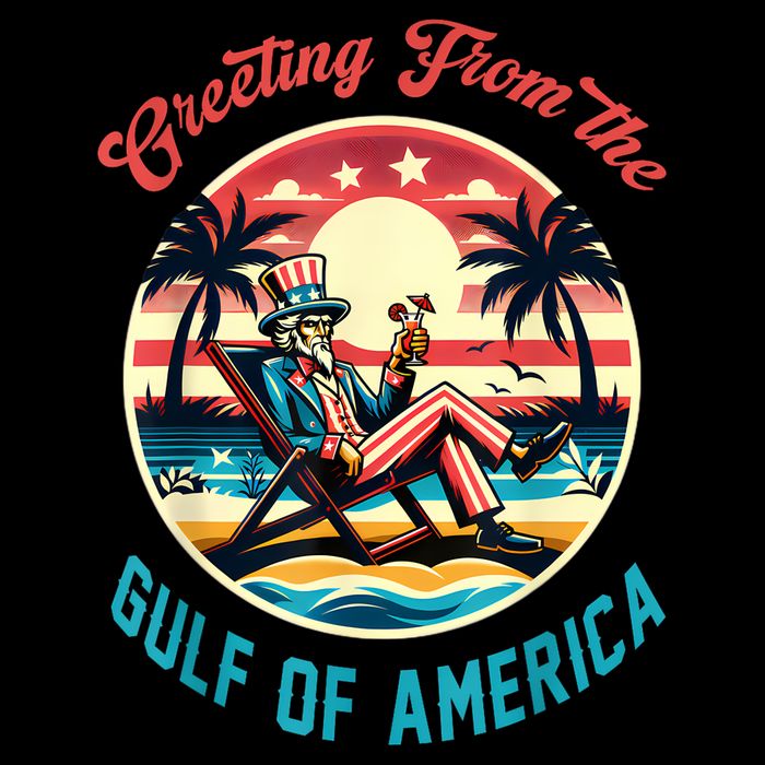 Greeting From The Gulf Of Usa America Trump Patriotic Gulf Backpack