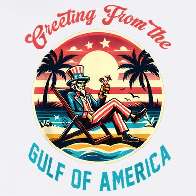 Greeting From The Gulf Of Usa America Trump Patriotic Gulf T-Shirt