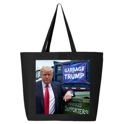 Garbage For Trump Funny Political Humor Photo 25L Jumbo Tote