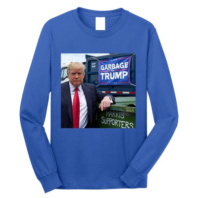Garbage For Trump Funny Political Humor Photo Long Sleeve Shirt