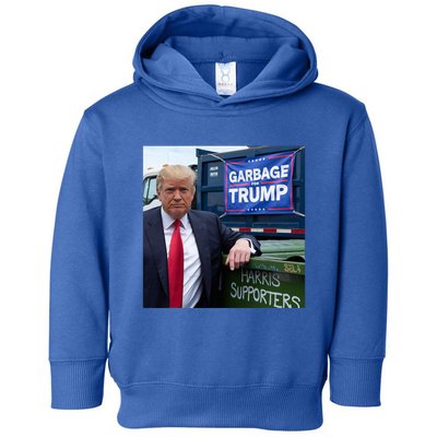 Garbage For Trump Funny Political Humor Photo Toddler Hoodie