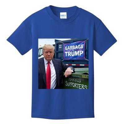 Garbage For Trump Funny Political Humor Photo Kids T-Shirt