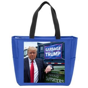 Garbage For Trump Funny Political Humor Photo Zip Tote Bag