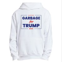 Garbage For Trump 2024 Funny Trump Supporter Urban Pullover Hoodie