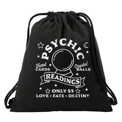 Gypsy Fortune Teller Psychic Readings Tarot Crystal Ball Drawstring Bag