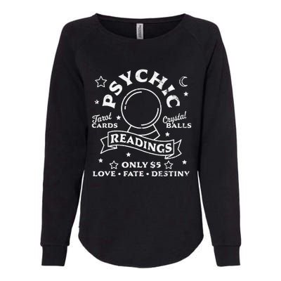 Gypsy Fortune Teller Psychic Readings Tarot Crystal Ball Womens California Wash Sweatshirt