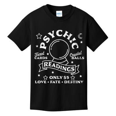 Gypsy Fortune Teller Psychic Readings Tarot Crystal Ball Kids T-Shirt