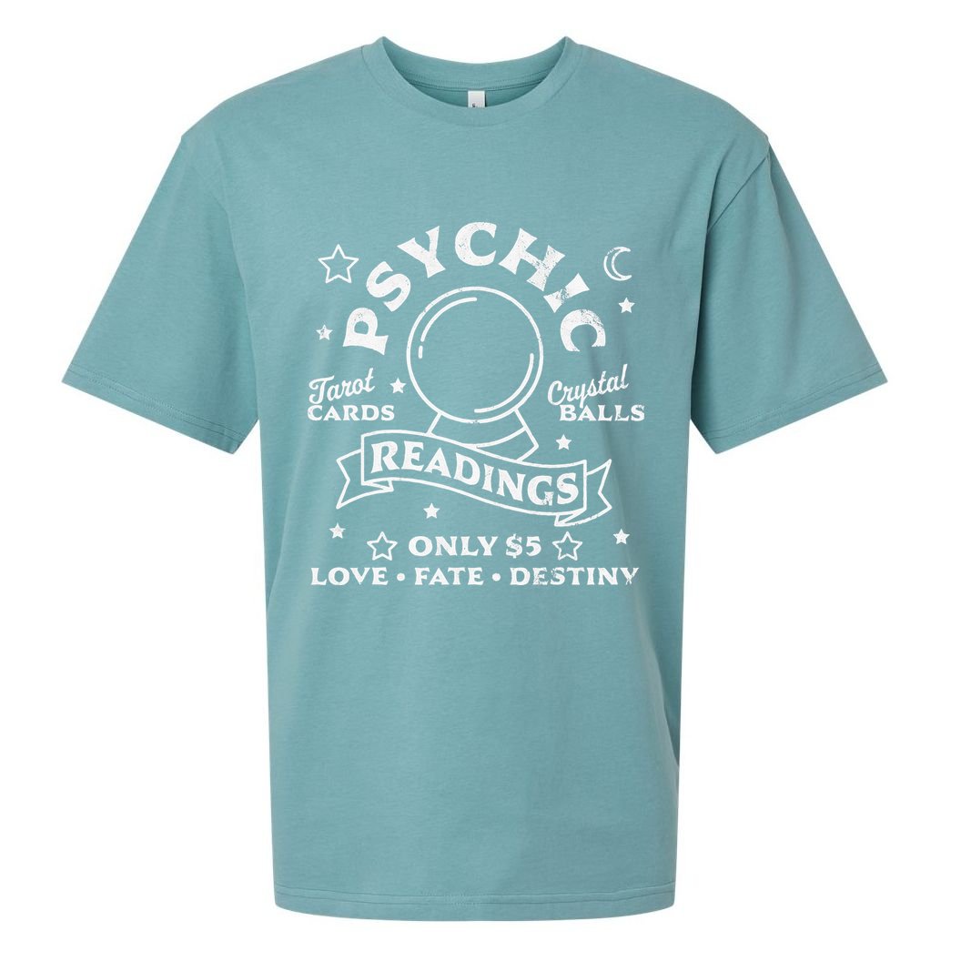 Gypsy Fortune Teller Psychic Readings Tarot Crystal Ball Sueded Cloud Jersey T-Shirt