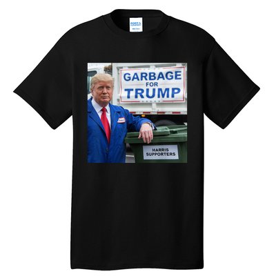 Garbage For Trump Funny Political Humor Photo Tall T-Shirt