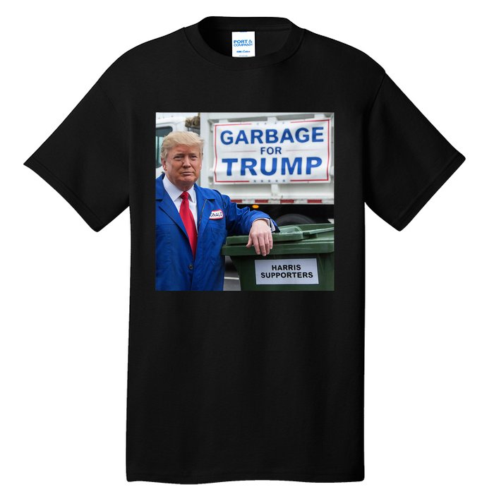 Garbage For Trump Funny Political Humor Photo Tall T-Shirt