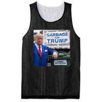 Garbage For Trump Funny Political Humor Photo Mesh Reversible Basketball Jersey Tank