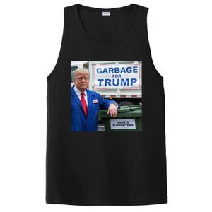 Garbage For Trump Funny Political Humor Photo PosiCharge Competitor Tank