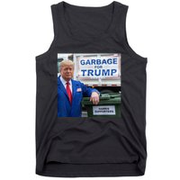 Garbage For Trump Funny Political Humor Photo Tank Top