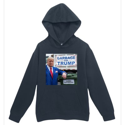 Garbage For Trump Funny Political Humor Photo Urban Pullover Hoodie