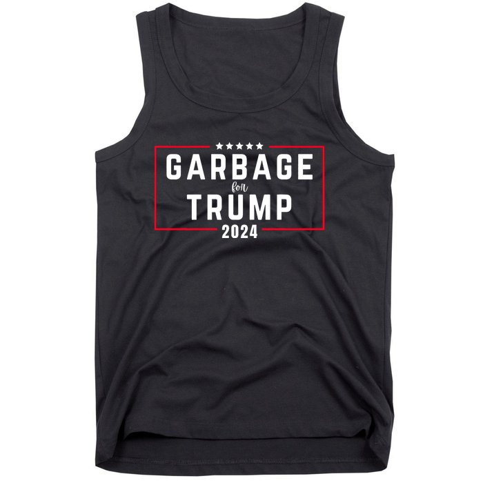 Garbage For Trump 2024 Tank Top