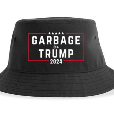 Garbage For Trump 2024 Sustainable Bucket Hat