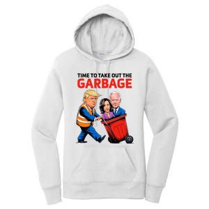 Garbage For Trump 2024 Time To Take Out The Garbage Women's Pullover Hoodie