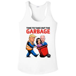 Garbage For Trump 2024 Time To Take Out The Garbage Ladies PosiCharge Competitor Racerback Tank