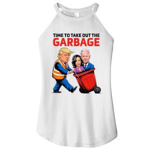 Garbage For Trump 2024 Time To Take Out The Garbage Women's Perfect Tri Rocker Tank