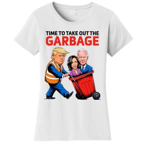 Garbage For Trump 2024 Time To Take Out The Garbage Women's T-Shirt