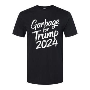 Garbage For Trump 2024 We Are Not Garbage Vote Trump Softstyle CVC T-Shirt