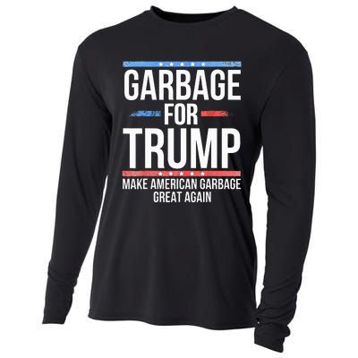 Garbage For Trump Make American Garbage Great Again Cooling Performance Long Sleeve Crew