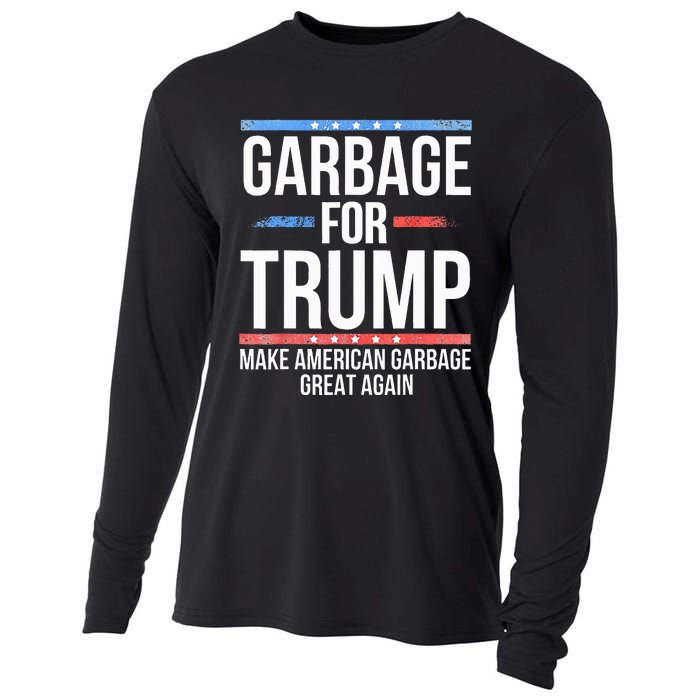 Garbage For Trump Make American Garbage Great Again Cooling Performance Long Sleeve Crew