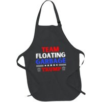 Garbage For Trump Team Floating Garbage Funny Trump Apron