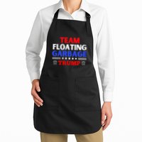 Garbage For Trump Team Floating Garbage Funny Trump Apron