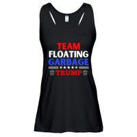 Garbage For Trump Team Floating Garbage Funny Trump Ladies Essential Flowy Tank