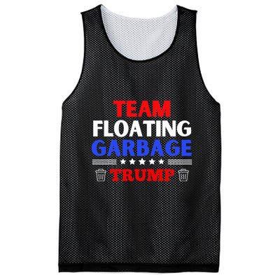 Garbage For Trump Team Floating Garbage Funny Trump Mesh Reversible Basketball Jersey Tank
