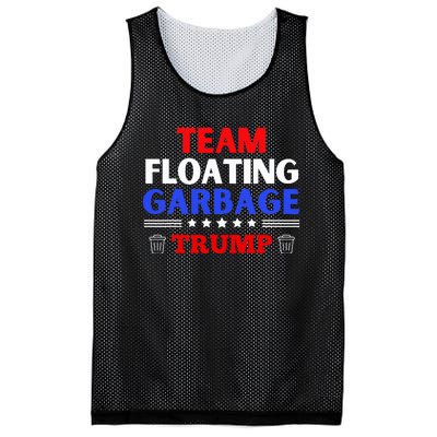 Garbage For Trump Team Floating Garbage Funny Trump Mesh Reversible Basketball Jersey Tank