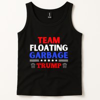 Garbage For Trump Team Floating Garbage Funny Trump Tank Top