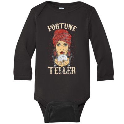 Gypsy Fortune Teller Psychic Fortune Teller Costume Baby Long Sleeve Bodysuit