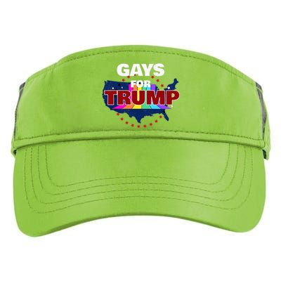 Gays For Trump 2024 Pro Reelect Donald Trump Adult Drive Performance Visor