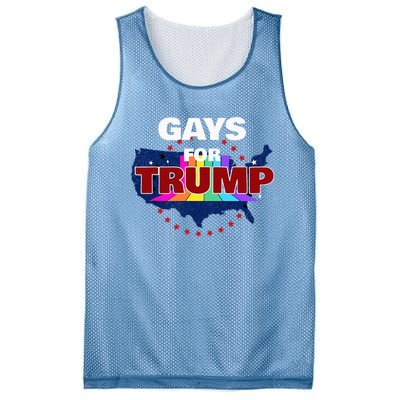 Gays For Trump 2024 Pro Reelect Donald Trump Mesh Reversible Basketball Jersey Tank