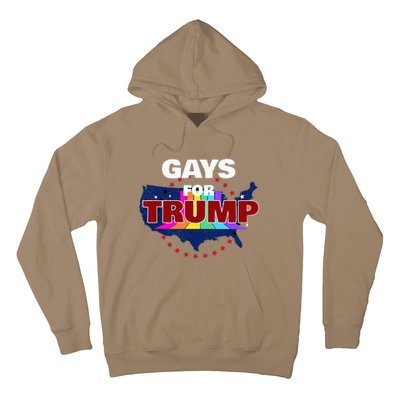 Gays For Trump 2024 Pro Reelect Donald Trump Hoodie